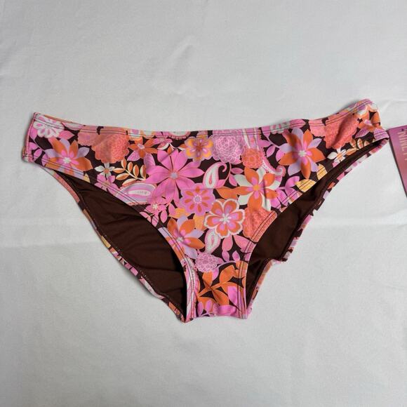 Ninety-Nine Degrees° Cheeky Hipster Bottoms Junior's Size XXL Pink Brown - Picture 2 of 8